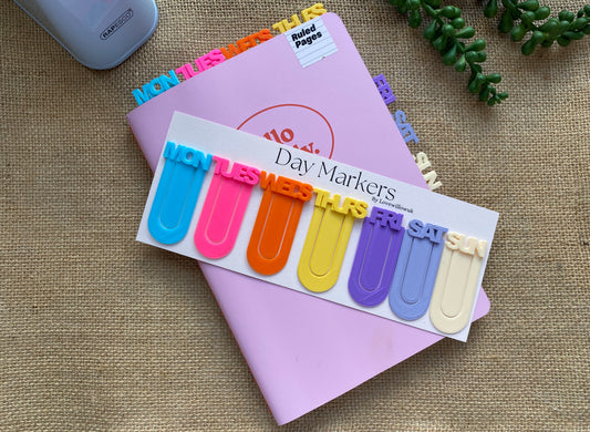 Colourful Day Markers