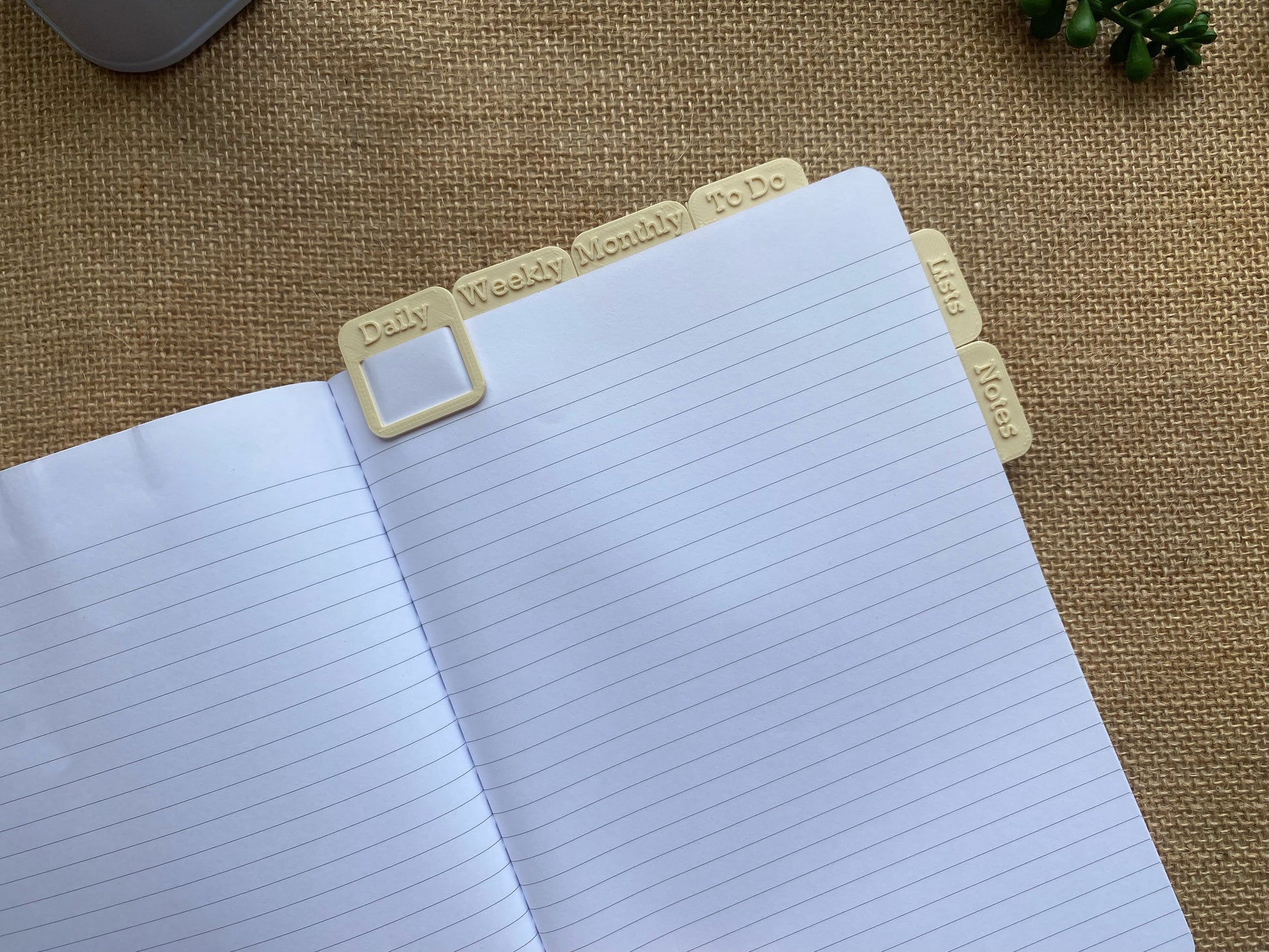 Planner Page Markers & Tabs